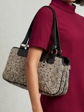 Monsac Leather Shoulder Bag